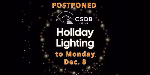 CSDB's Annual Holiday Lighting