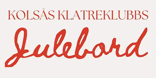 Julebord for Kols\u00e5s klatreklubb