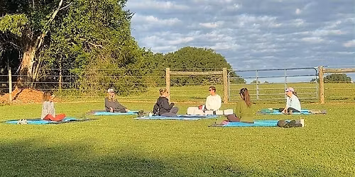 Wednesday Morning Restorative Yoga in the Meditation Pasture