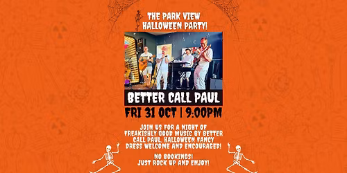 \ud83c\udf83 PV Halloween Party with Better Call Paul!