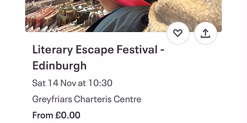 Literary Escape Festival.