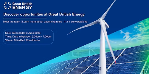 Discover opportunities at Great British Energy