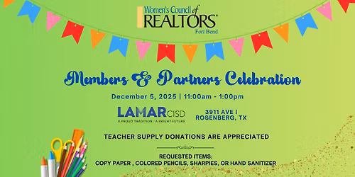 End of Year Member & Partner Celebration