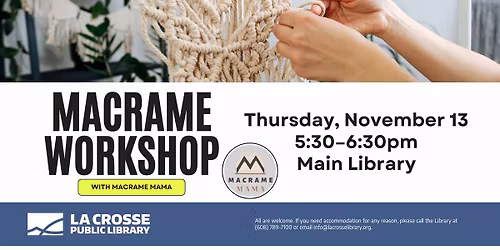 Macrame Workshop with Macrame Mama WI