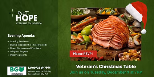Veteran's Christmas Table