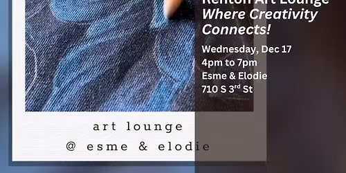 Renton Art Lounge: Where Creativity Connects!