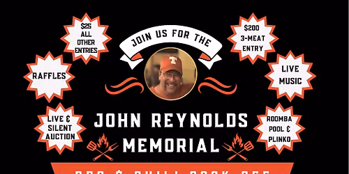 Annual John Reynolds Memorial BBQ & Chili Cook Off