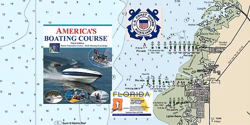 Earn your FWC Boating Safety Card with USCGAUX Boat America Course!