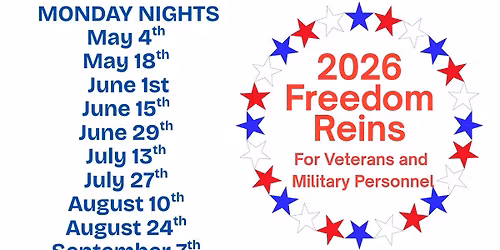 Freedom Reins- Riding Sessions for Veterans & Military Members