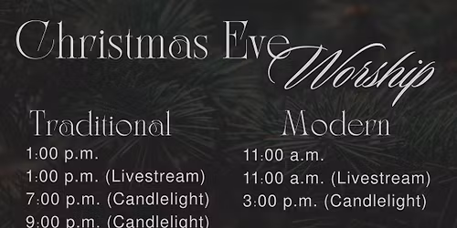 Christmas Eve Worship at St. Peter