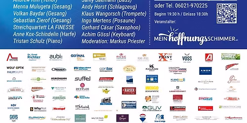 \u201eBenefizkonzert f\u00fcr einen Hoffnungsschimmer\u201c