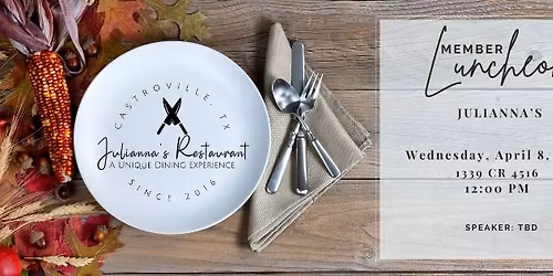 April Member Luncheon