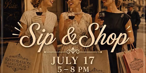 Sip-n-Shop Event