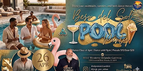 Beso del Sol Orlando @Best Western Orlando Gateway!