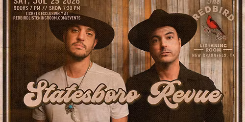 Statesboro Revue @ The Redbird - 7:30 pm