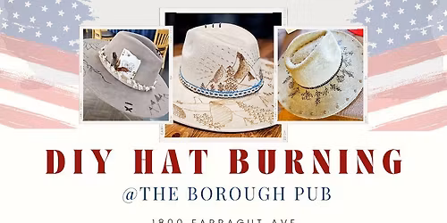 Pyrography Hat Burning Class