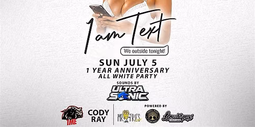 4TH OF JULY WEEKEND -ALL WHITE PARTY 1AM-6AM