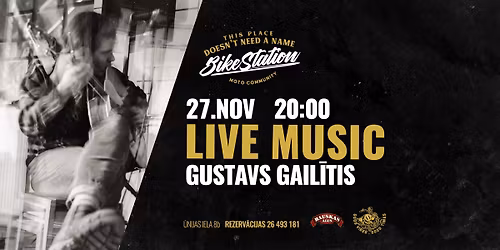 DZ\u012aV\u0100S M\u016aZIKAS VAKARS || GUSTAVS GAIL\u012aTIS \ud83c\udfb6\ud83c\udfcd\ufe0f