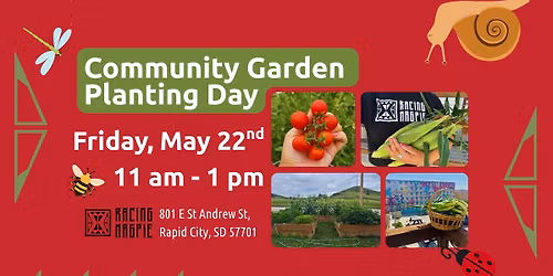 Planting Day at the Racing Magpie Community Garden