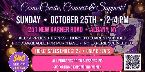 Paint It Purple \u2014 Girls' Day Sip & Paint | Domestic Violence Awareness Fund