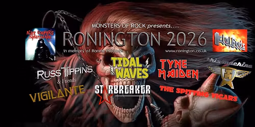 Ronington 2026 featuring Tidal Waves and many, many more...