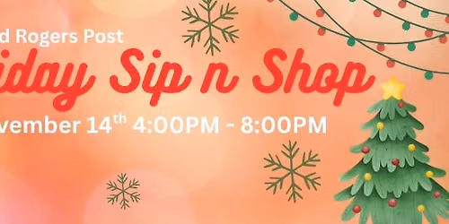 Holiday Sip n Shop