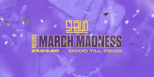 SHAYO PRESENTS: MARCH MADNESS \u26a1\ufe0f | Afrobeats \/ Dancehall \/ Hip Hop \/ R&amp;B\/ Amapiano - SHAYO Fridays at Runway MCR