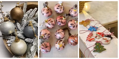 Junk Jewelry Trees & Painted Ornaments by The Boozy Bookworm
