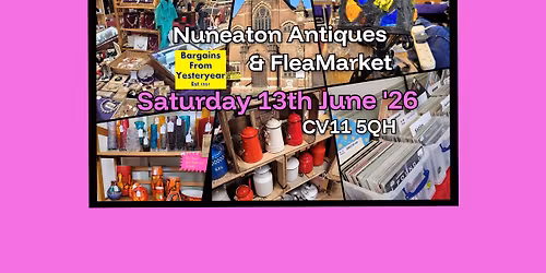 Nuneaton Antiques and FleaMarket CV11 5QH 