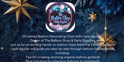 Christmas Beginner Balloon class