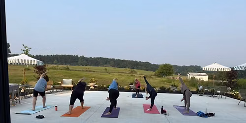 Sunrise yoga with singing bowls 