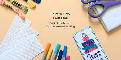 Calm \u2018n\u2019 Cozy Craft Club: Bookmark Making at Contra Costa Coffee