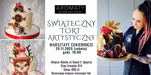 \u015aWI\u0104TECZNY TORT ARTYSTYCZNY - warsztaty cukiernicze
