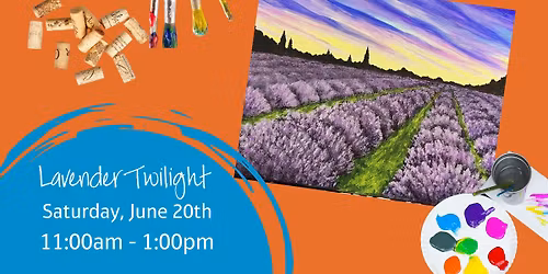 Relax and Un-wine-d for the Weekend - Lavender Twilight