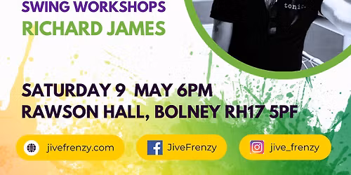West Coast Swing Workshops with Richard James All LEVELS RH175PF