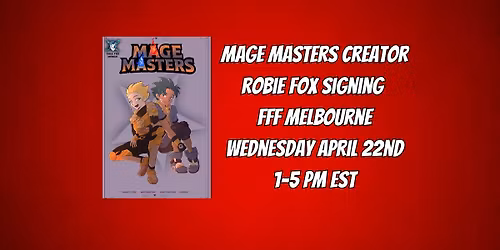 FFF Melb Robie Fox Signing Wed. April 22nd 1-5 PM