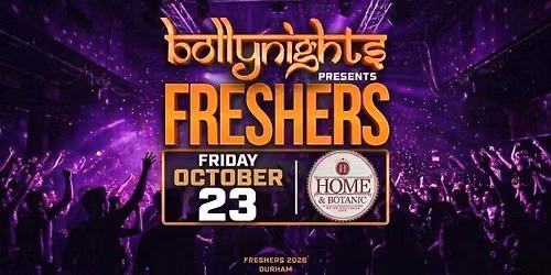 Bollynights Durham – FRESHERS WELCOME PARTY | Friday 23rd October | Home