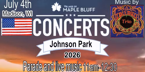 idledaze Trio live @ Johnson Park in Maple Bluff