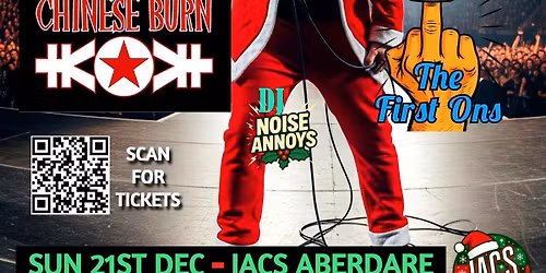 Christmas Punk Party: Riot City Radio \/ Fatal Blow \/ Chinese Burn \/ The First Ons @ Jacs Aberdare