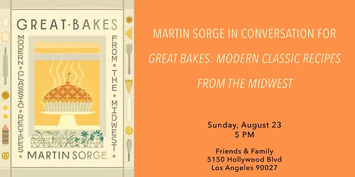 Great Bakes Book Event with Martin Sorge
