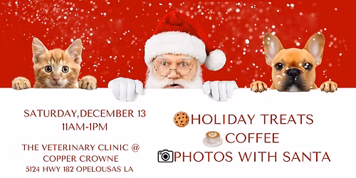 Paws with Claus at The Veterinary Clinic @ Copper Crowne