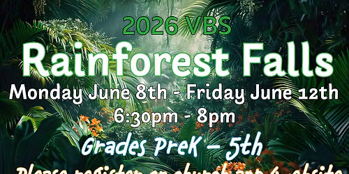 VBS 2026 - Rainforest Falls