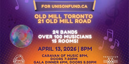 Jaymz Bee\u2019s Caravan of Music for Unison Fund at Old Mill Toronto