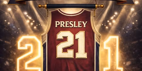 Aldis Presley Jersey Retirement Ceremony