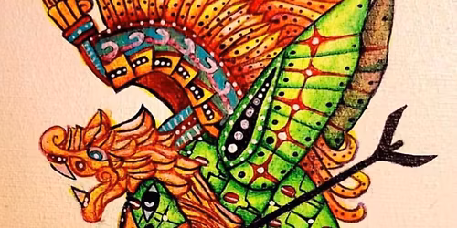 Full moon sound bath with Shakti art project