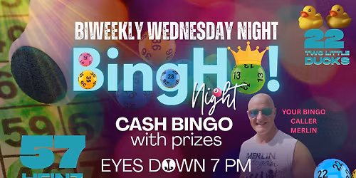 Wednesday Bingo Night  
