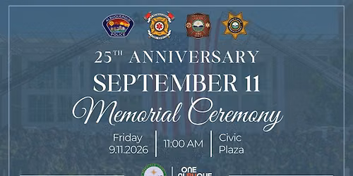 25th Anniversary - 9\/11 Memorial Ceremony