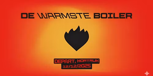 De Warmste Boiler 2025 \u2022 Depart, Kortrijk