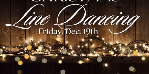 Country Christmas Line Dancing!