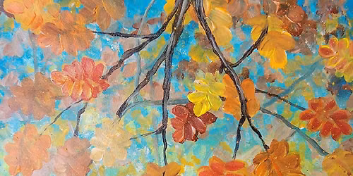 Painting Autumn Leaves with J